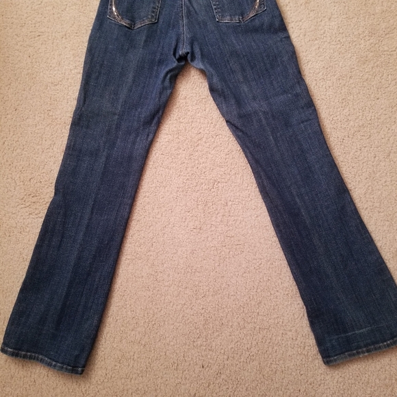 Lee Dark Wash Slender Waist Sequin Bootcut Jeans - Picture 8 of 14